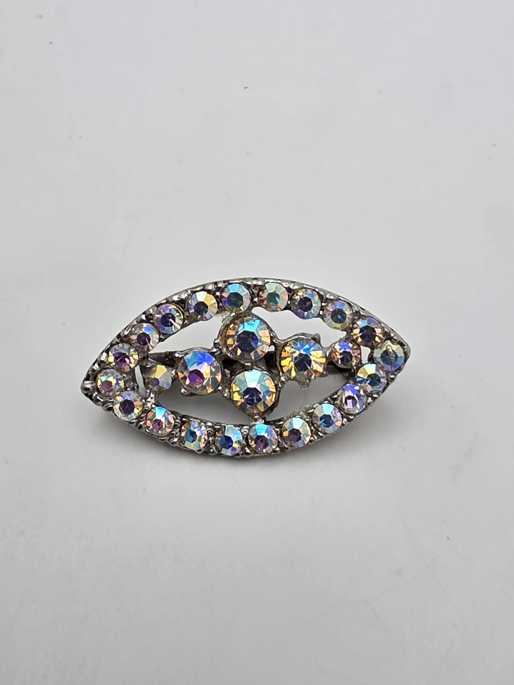 Aurora Crystal Marquise Pin Brooch